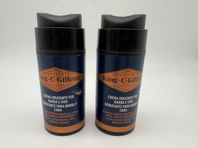 2x King C. Gillette Feuchtigkeitscreme 100ml Herren & Bartpflege