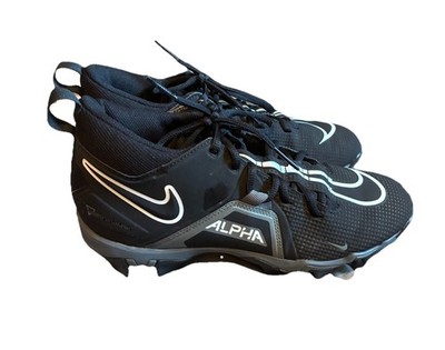 Nike Alpha Menace 3 Shark LOW Men's Football Cleats- Style CV0584-010 Sz 8.5 W