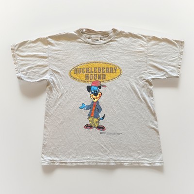 Vintage Huckleberry Hound Shirt Youth L Y2K Hanna Barbera Tultex 90s Hip Hop