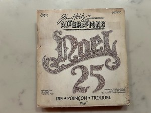 Sizzix Tim Holtz Alterations BigZ Die 657470 Vintage Noel Rubber Stamp * Ellison