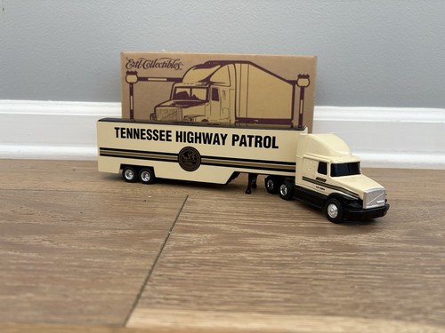 🔥 Ertl Tennessee Highway Patrol Semi Rig Truck Maßstab 1:64 mit Box 🚓🚛