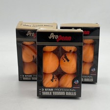Pro Penn Table Tennis Balls 3 X 6-PK 40mm Orange Ping Pong 3-star professional