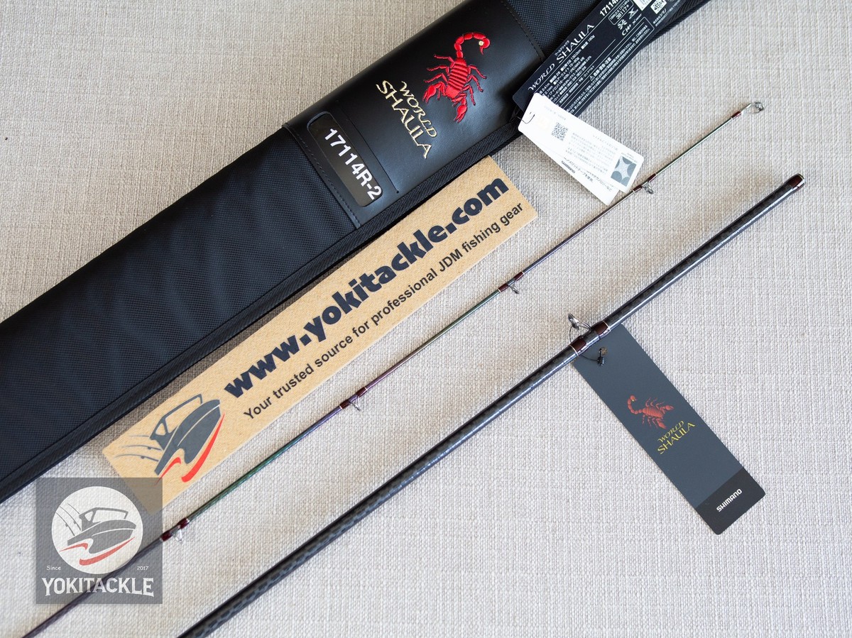 Shimano 18 WORLD SHAULA 17114R-2 Spinning Rod for Bass Shipping
