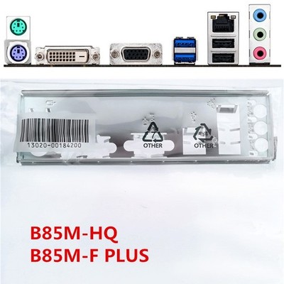 Original For   B85M-K PLUS   I/O IO Rear Baffle Backplate Motherboard #bv
