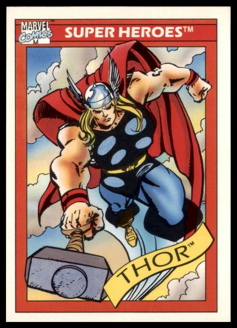 1990 Impel Marvel Universe #18 Thor