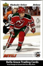 1991-92 Upper Deck #410 Viacheslav Fetisov New Jersey Devils NHL Hockey