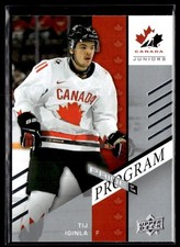 2026 Team Canada Juniors Pride of the Program #75 Tij Iginla