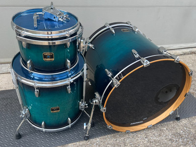 Gretsch Renown Maple 3 Pc Drum Shell Pack - Marine Blue Burst - 22 . 12 . 16
