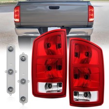 Pair Tail Lights For 2002-2006 Dodge Ram 1500 2003-06 Dodge Ram 2500 3500 Pickup