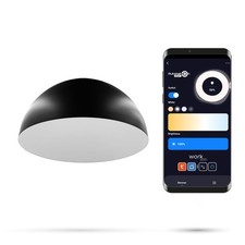 Zigbee Tuya Halbkreislampe 18W K300 f&uuml;r FiberFLEX-Gurtschienen 48VDC 3000-6000K