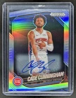 2024-25 Panini Prizm Black Cade Cunningham Auto Silver Prizm #8 Pistons