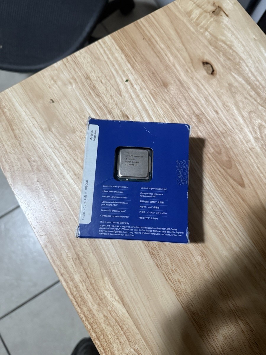 Intel Core I5-10600k 4.1ghz Six-core Unlocked Desktop