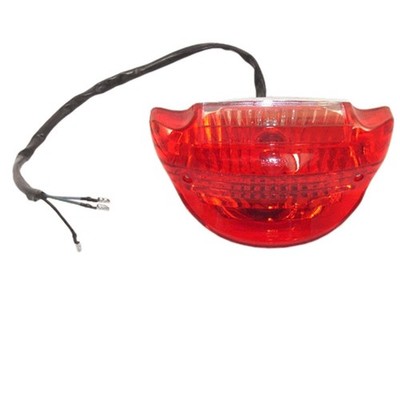 Rücklicht Montage für JS250ATV-3A Glühlampe Chrom Street Motorrad Rot
