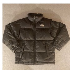 The North Face Boys Black 550 Down Puffer Jacket Coat Size Medium 10/12