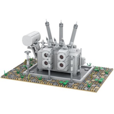 High Voltage Transformer Station Model 1880PCS Detailed Engineering Building Set