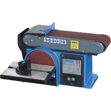 LEVIGATRICE A NASTRO DA BANCO INCLINABILE, 0505, GRIGIO/CIANO, ATTREZZO PER LAVO