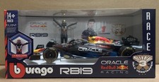 NEW Burago Formula 1 F1 RedBull RB19 1 Max Verstappen 1/24 Diecast Car Figure
