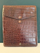 Antonio Melani unisex Leather Business Portfolio case 10.5x13 brown