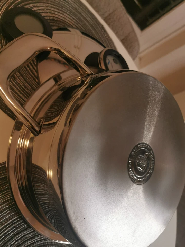 AMC, Premium Topf 24 cm , Tiefe 8 cm 3,5 Liter, Deckel Visiotherm Audiotherm - Bild 3 von 4