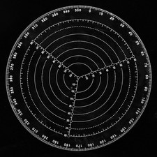 Transparent Acrylic Center Finder Woodworking Compass For Circle Center Finding❀