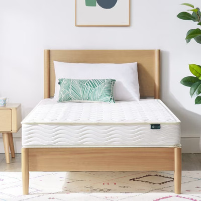 6'' Twin Mattress, Innerspring Mattress in a Box, Medium Firm Support H279