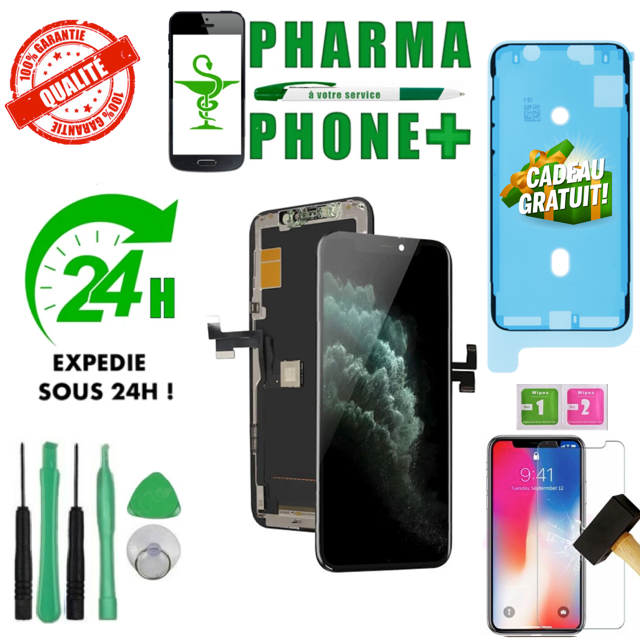 Écran OLED Complet Pour IPhone X + Outils De Réparation + Joint D'étanchéité - Neuf - Marque GX