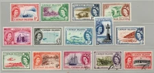 Cayman Islands - SG# 148 - 158 MH/MLH + 159 - 161 Used      -      Lot 0725091