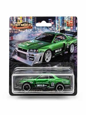  Skyline Supercar Green Diecast Car