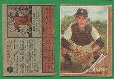 1962 Topps Baseball ~~~ MIKE ROARKE ~~~ No. 87 ~~~ FREE S/H
