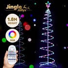 Jingle Jollys Christmas Tree 1.8m 100 RGB LED Rope Lights Xmas Trees Decoration