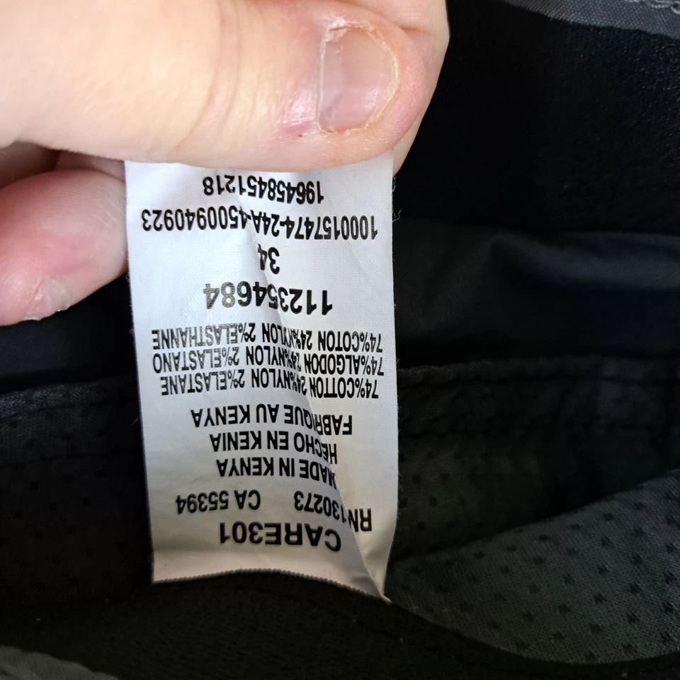 Pantalones Cortos de Carga Wrangler ATG Para Hombres Talla 34 Senderismo Pesca Gris Equipo Todo Terreno Foto 4 de 4