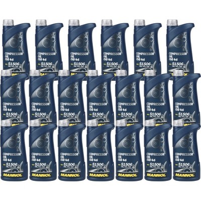 20 x 1 liter original MANNOL compressor oil compressor oil ISO 46