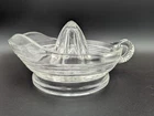 Vintage Antique Clear Depression Glass Juice Reamer Citrus Juicer 8.25" dia.