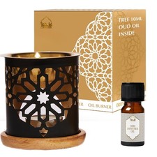 Oil Burner by Dukhni | Candle Diffuser & Free Oud one size, Oriental