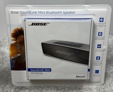New In Box! BOSE SoundLink 359037-1300 Mini Bluetooth Speaker-Silver-Unopened