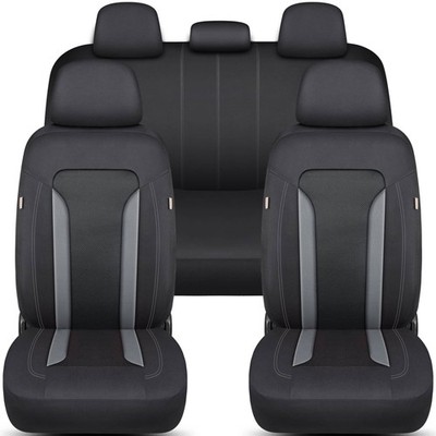 Schonbezüge-Komplettset für Subaru Forester SJ Bj 2013-19 in Schwarz/Grau FT2