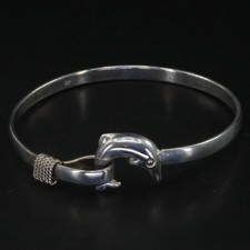 VTG Sterling Silver - Rope Dolphin 6