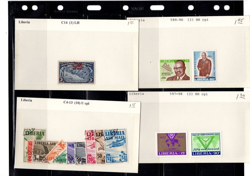 BH GOLDPATH: LIBERIA STAMP, CAT VALUE $4.80 BHS_001_183_9