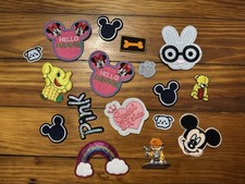17 Pc Kid  s Patches Lot Cute Disney