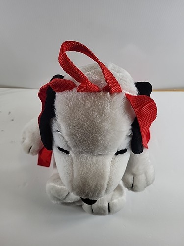 Vintage 2014 Peanuts Snoopy Plush Pouch Backpack Bag Sack Stuffed FAB Starpoint - Picture 18 of 20
