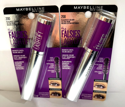 Maybelline The Falsies Lash Lift Mascara Blackest Black - PK x 1- ( 200 number )