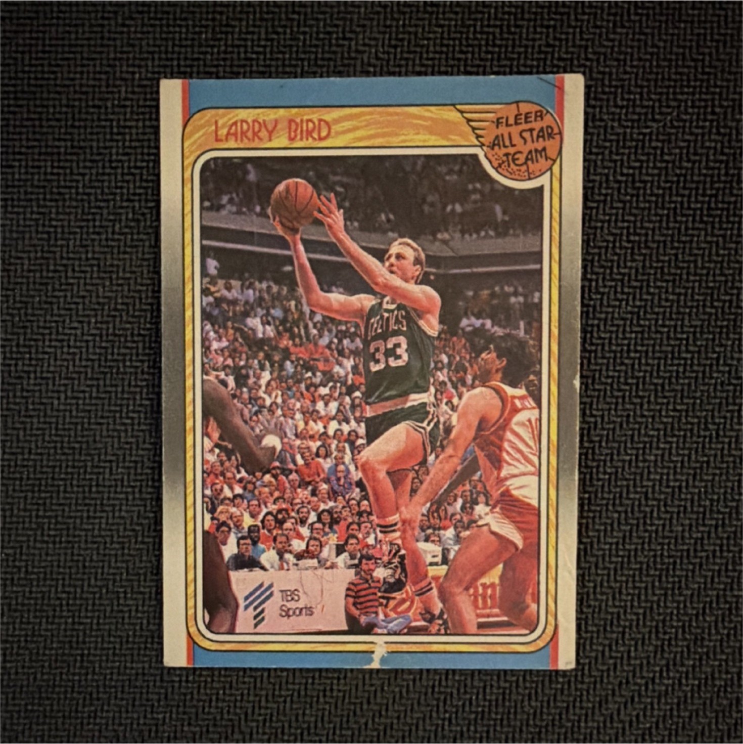 Fleer 1988-89 All Star Team Larry Bird #124 Boston Celtics NBA Basketball Card