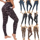Womens High Waist Yoga Pants Stretch Ladies Leggings Gym Sports Fitness