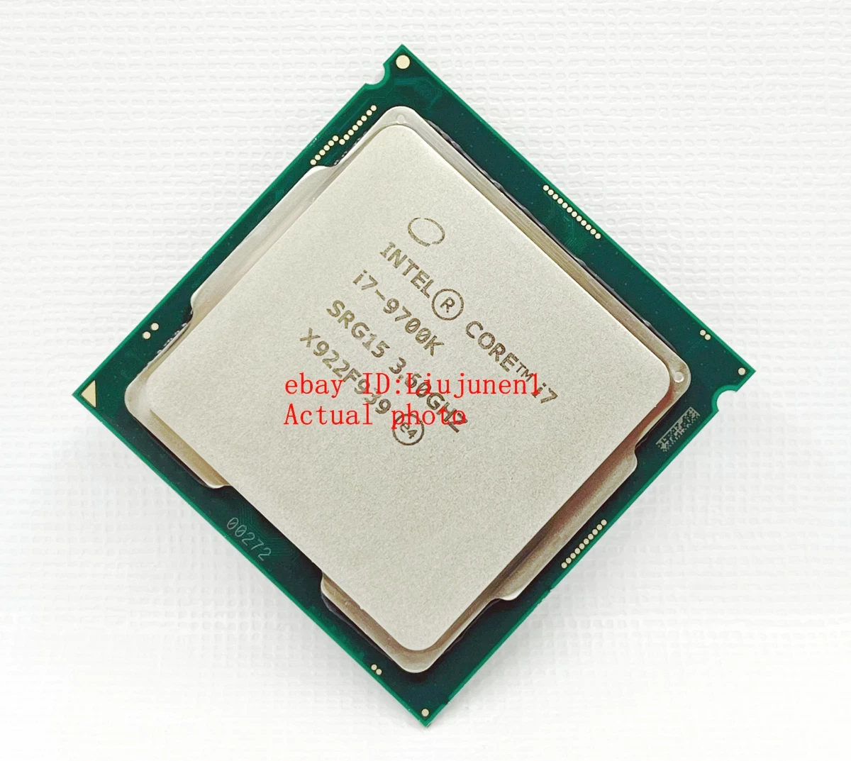 Компьютерные процессоры Intel Core i7-9700K модель процессора