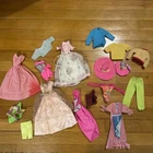 17 Piece Vintage Barbie Clothes Mixed Lot 2 Ken Shirts Dress shirts koolaid bag