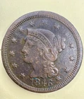 Photo of a 1846-P Large Cent from an eBay listing that sold on Jul 18, 2026