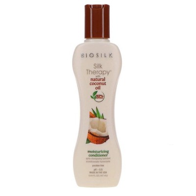 Biosilk Silk Therapy Natural Coconut Oil Moisturizing Conditioner 5.6 fl.oz