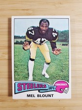 1975 Topps Mel Blount Rookie Card #12 - Steelers HoF CB RC. rookie card picture