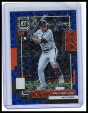 2022 Donruss Optic #183 Trey Mancini Pandora Blue Prizm #/99