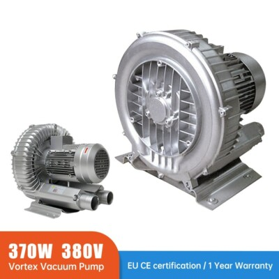 #ad 370W High Pressure Vortex Fan Vacuum Pump Industrial Dry Air Blower Fan 380V 3PH $289.90